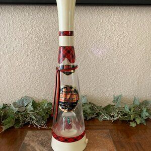 Collectible Gilbey's Spey Royal Scotch Whiskey Bottle (empty) w/ Highland Dancer